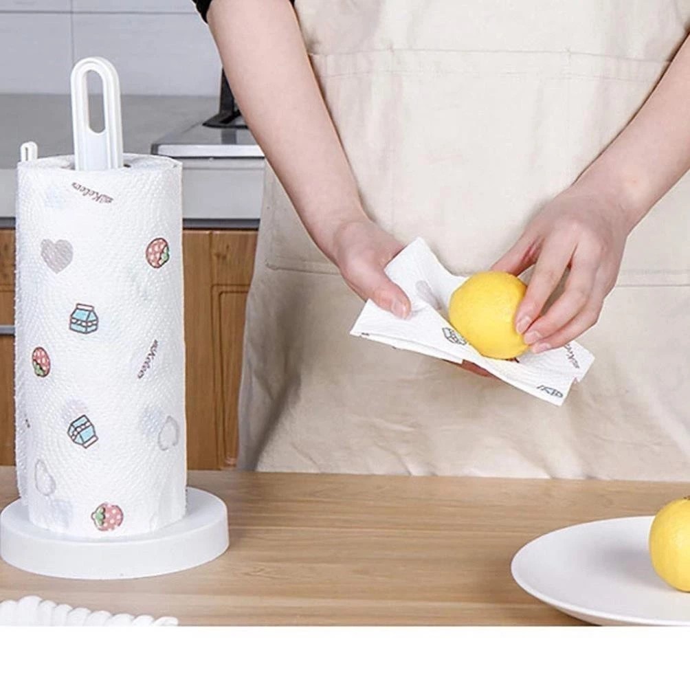 Giấy Lau Đa Năng Lau Bếp Giấy Lau Bếp,Cuộn Tờ Dai Giặt Tái Sử Dụng Họa Tiết Đẹp Tiện Dụng