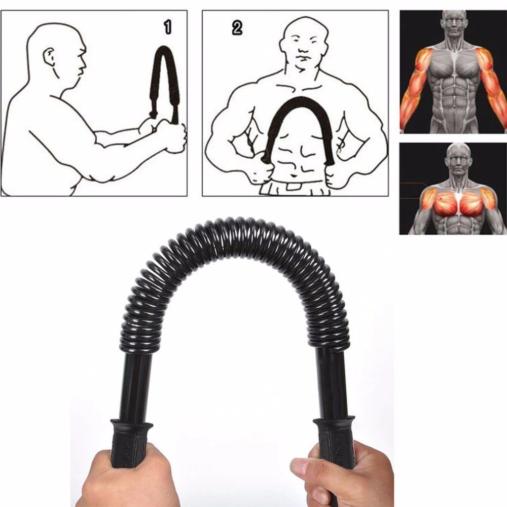 30kg Titanium Spring Bending Stick Effectively Trains Arms, Chest, Shoulders, and Back Muscles