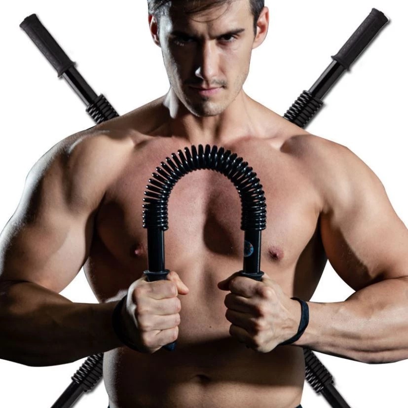 30kg Titanium Spring Bending Stick Effectively Trains Arms, Chest, Shoulders, and Back Muscles