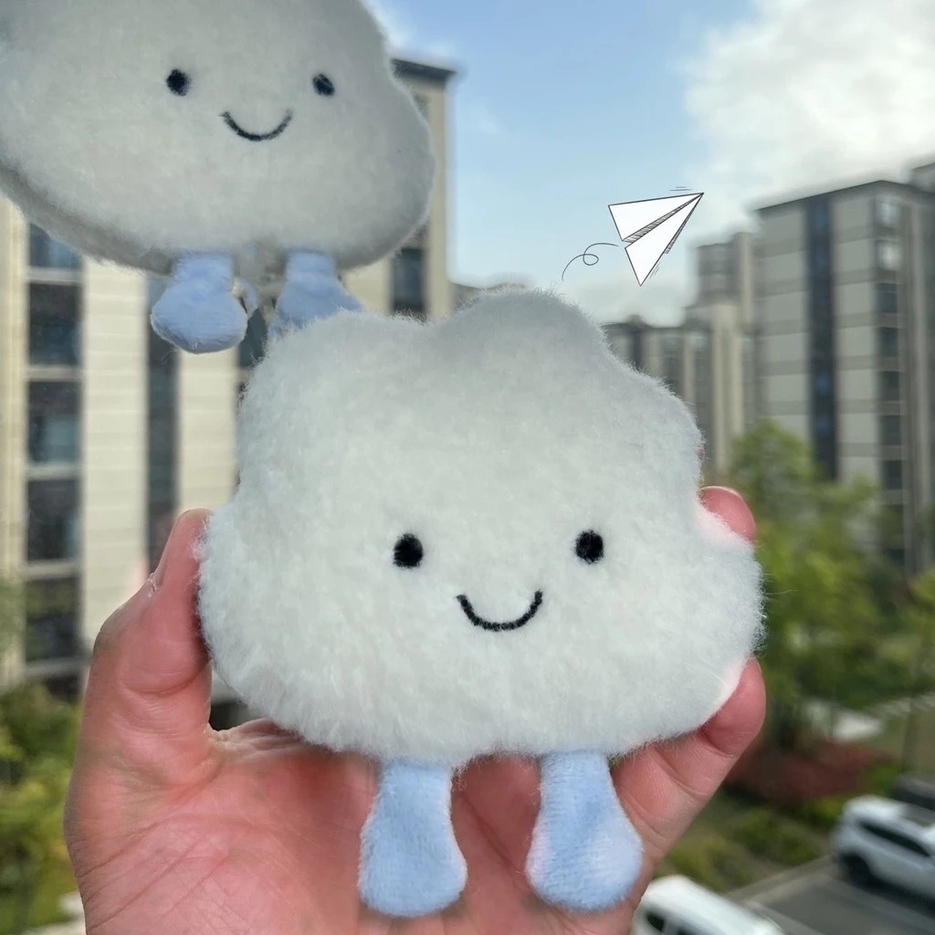 Trang trí đám mây nhà sáng tạo đồ trang trí phong cách kem dễ thương phong cách nhật bản phong cách ins treo rèm trang trí cửa phòng ngủ mặt
