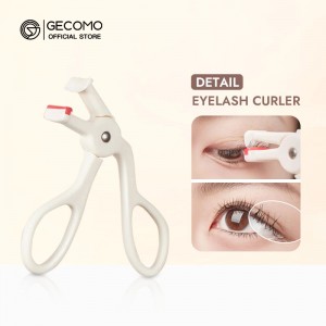 GECOMO Eyelash Curler Long Lasting Handheld Eyelash Curler Quick Fix Wide Angle Local Eyelash Curler