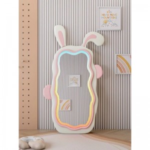 Felt Covered Rabbit Mirror SQUARE Head 1m6x1m including ears