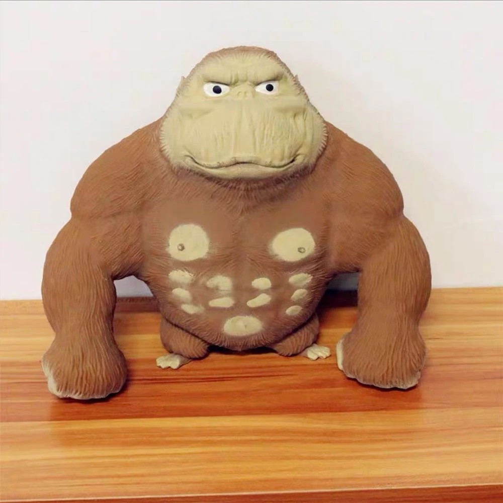Elastic Monkey, Elastic Orangutan Stress Relief Toy made of soft rubber