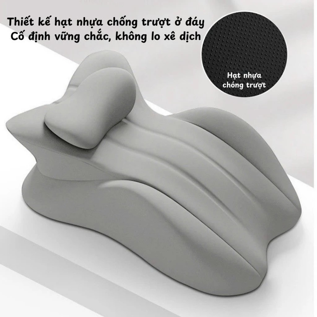 Ergonomic pillow for lying on your stomach while playing games, relaxing, supporting your body and reducing back and neck pain