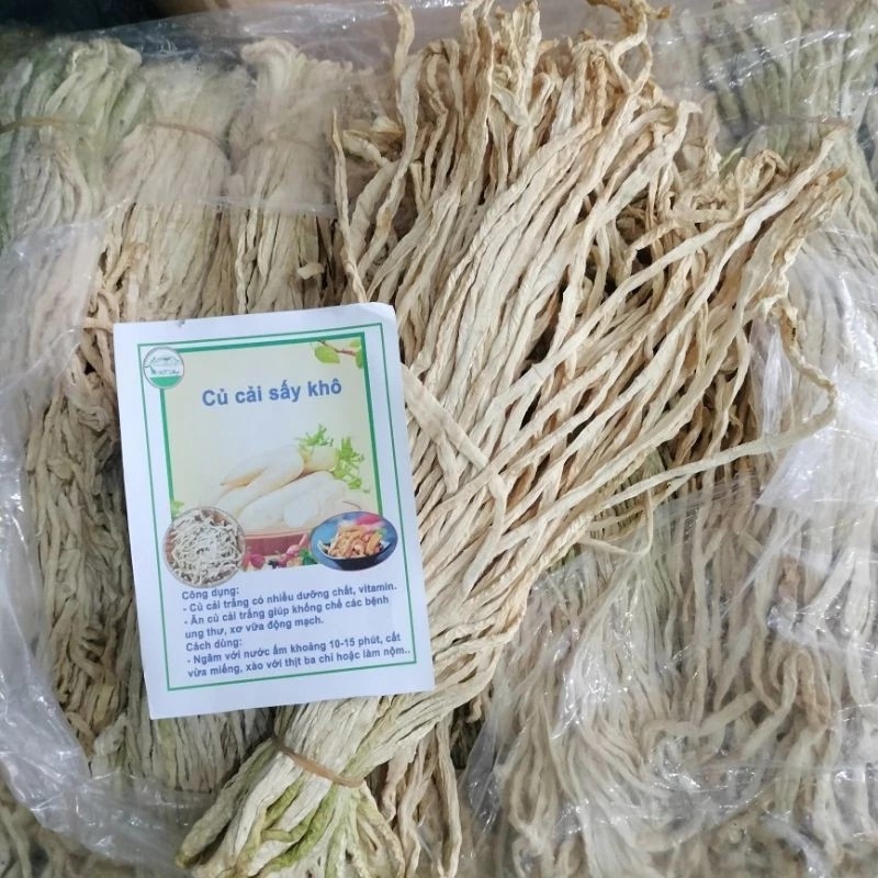 Củ Cải Khô Tây Bắc Ngon Giòn Ngọt Nấu Canh Trộn Gỏi Nộm Nấu Đa Dạng Món Ngon