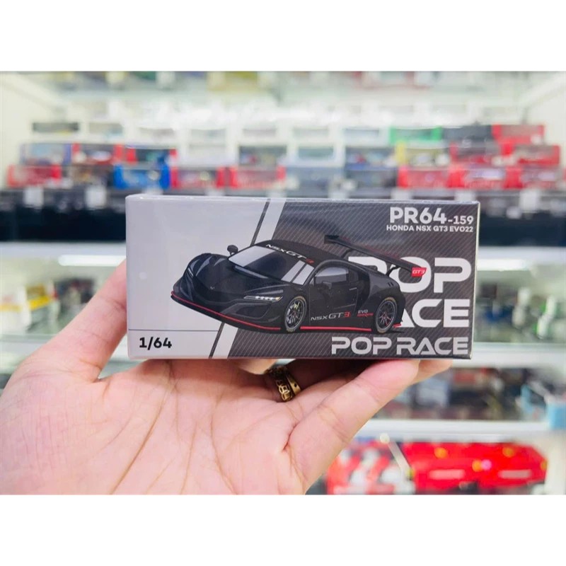 Mô hình xe Honda NSX GT3 EVO 22 full carbon 1:64 Poprace PR640159