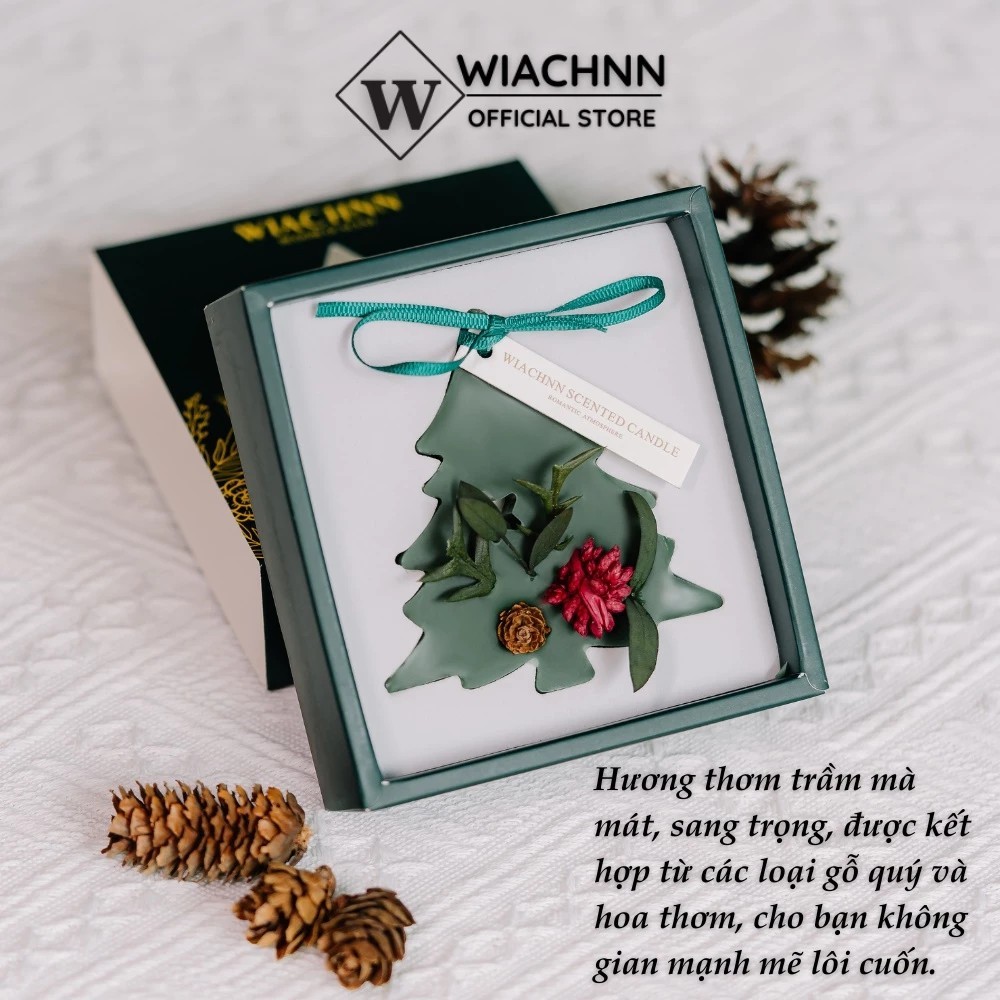 Sáp thơm cây thông WIACHNN trang trí treo tủ quần áo, xe hơi hương thơm thiên nhiên