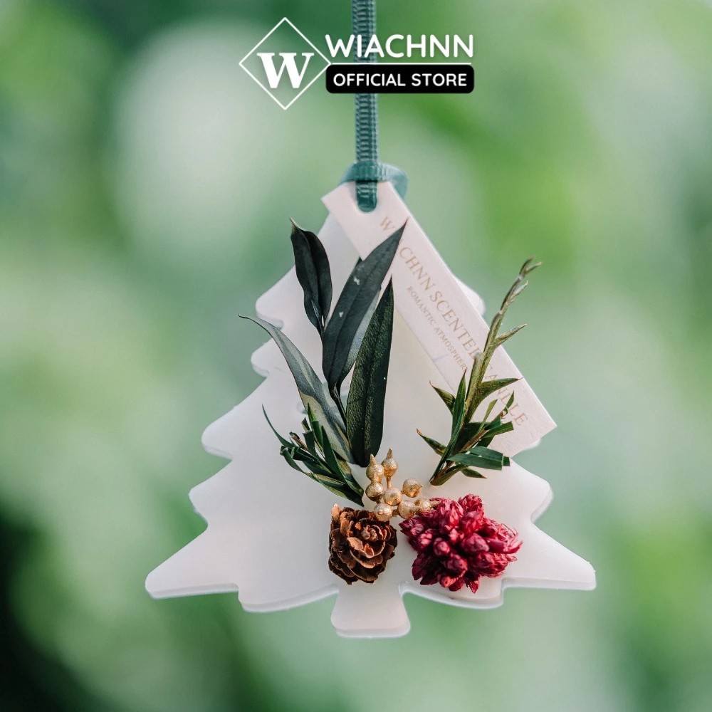 Sáp thơm cây thông WIACHNN trang trí treo tủ quần áo, xe hơi hương thơm thiên nhiên
