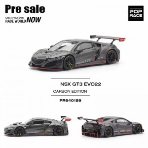 Honda NSX GT3 EVO 22 full carbon model 1:64 Poprace PR640159