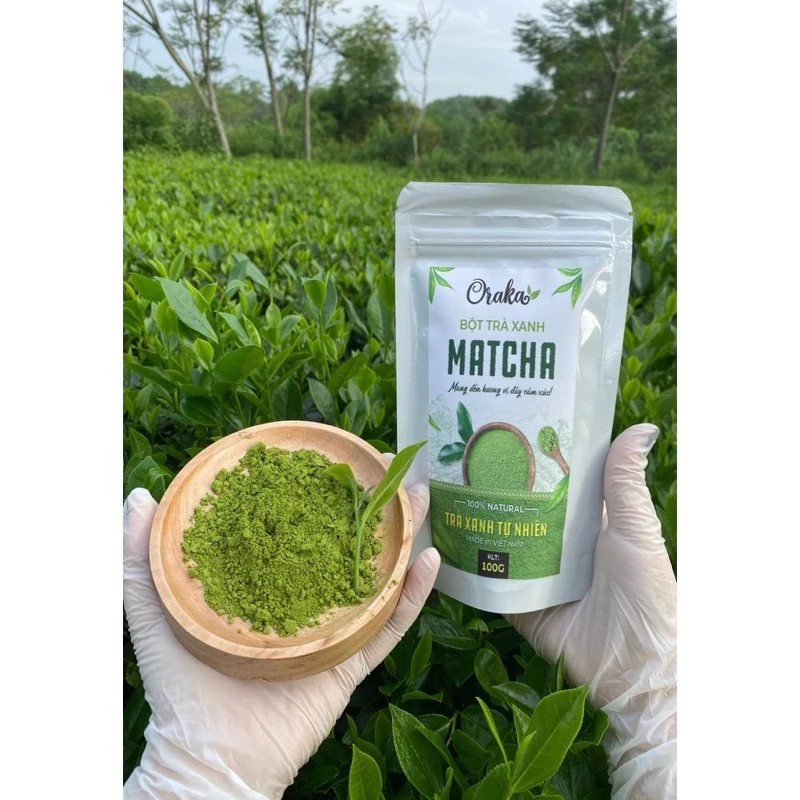 100% pure Oraka green tea matcha powder with Japanese technology produced in Thai Nguyen
