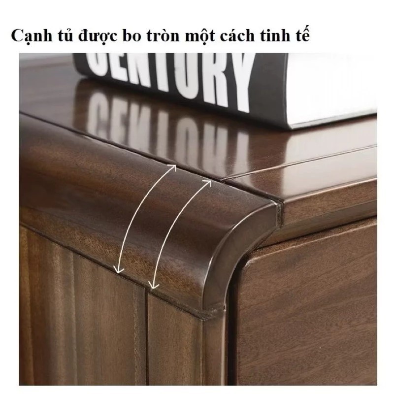 ♥️Freeship♥️tủ đầu giường gỗ 2 ngăn kéo -tủ có ngăn bí mật