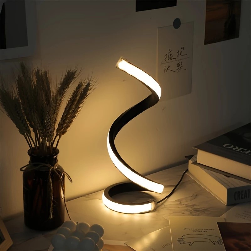 Đèn ba tông đơn giản Đèn bàn USB Phòng ngủ Đèn ngủ để bàn