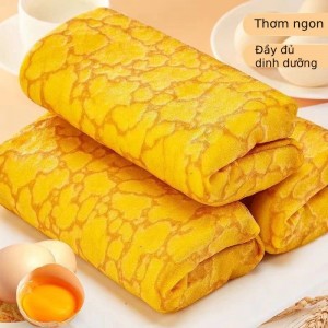 Delicious Pork Floss Roll Cake, 4 layers of flavor combined to stimulate your taste buds