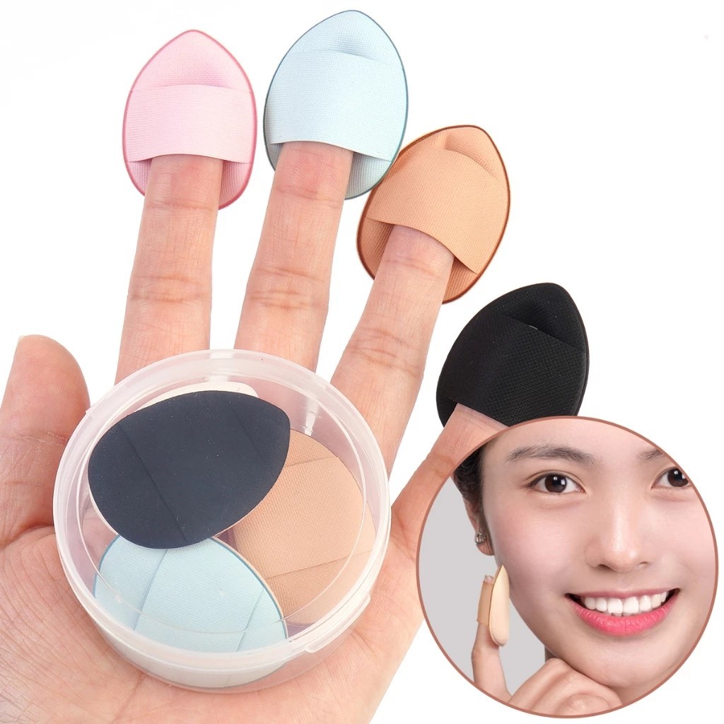 MAGEYF Mút Tán Kem Nền Che Khuyết Điểm Bằng Ngón Tay Mini Tiện