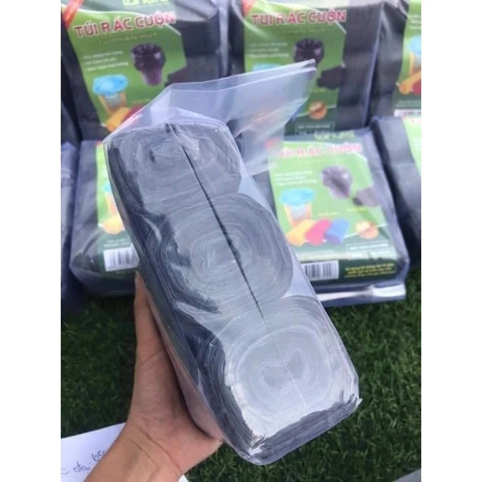 SET OF 3 ROLLS OF DECOMPOSITIVE TRASH BAGS